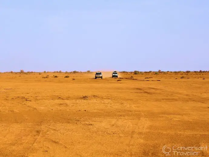 On the way to camp at Erg Chigaga