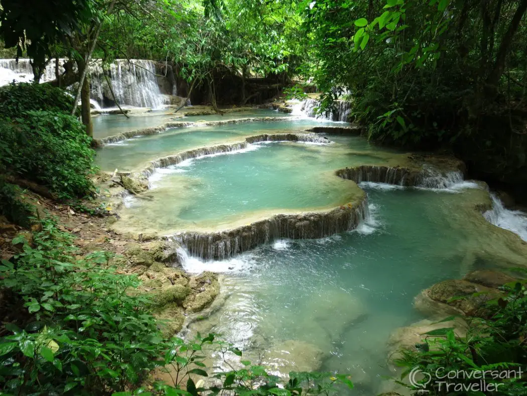 A Day Trip to Kuang Si Waterfalls from Luang Prabang - by Boat ...