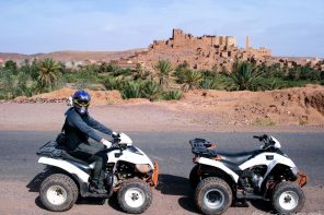 Quad Biking past Ait en Haddou, Ouarzazate