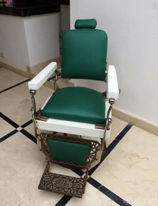 Dentists chair in the villa a Kasbah Bab Ourika