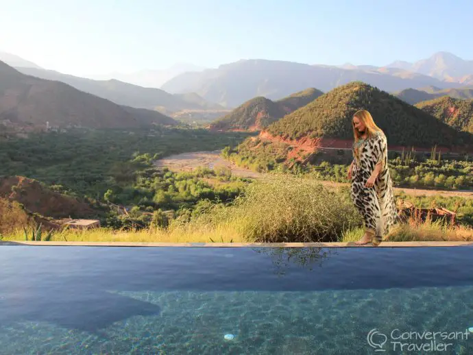 Infinity pool suite at Kasbah Bab Ourika