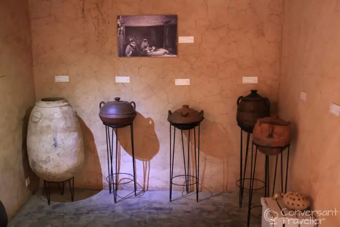 Pottery at Tafza Berber Museum, Ourika Valley, Morocco