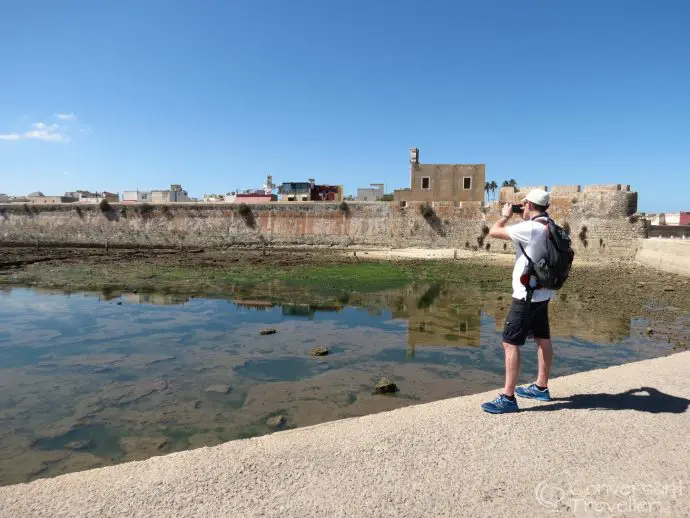 View from the harbour wall at El Jadida