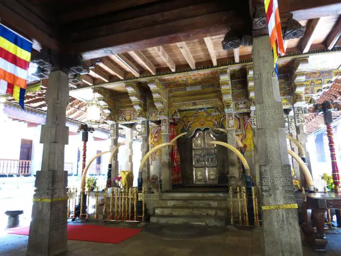 The Pallemaluwa, Temple of the Tooth, Kandy, Sri Lanka