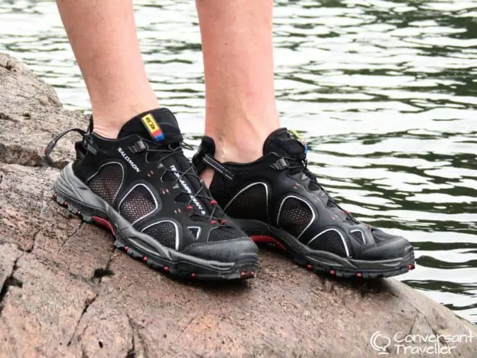 Bevis Moden Høflig Exploring the Lakes with Salomon Techamphibian 3 shoes - Conversant  Traveller