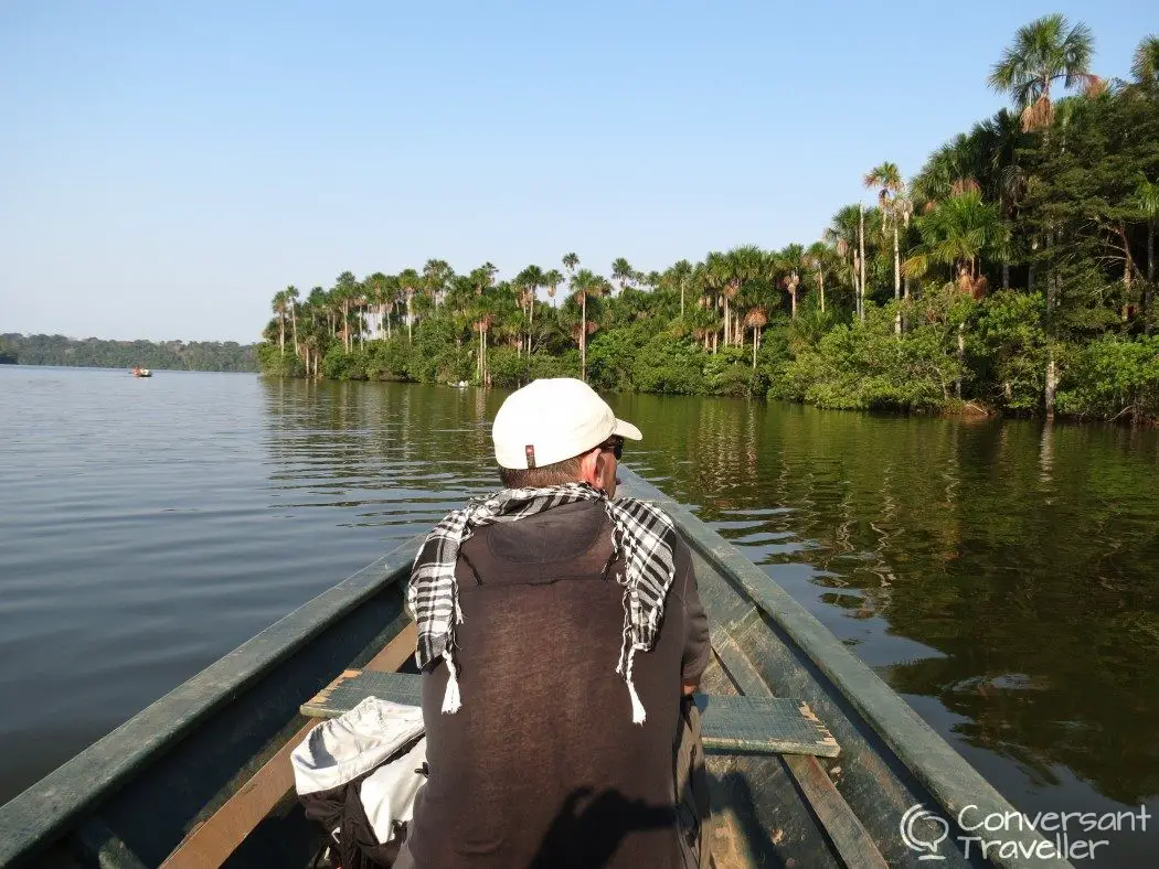 Lake Sandoval near Inkaterra Reserva Amazonica jungle treehouse Tambopata Peru