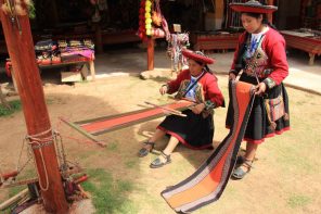 Weaving co-operative in Chinchero, near Cusco