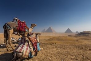 Pyramids of Giza in Egypt