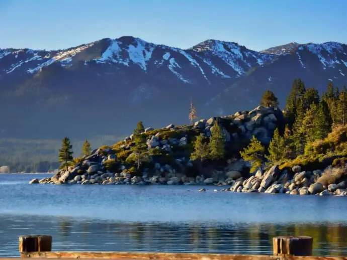 Lake Tahoe and the Sierra Nevada Mountains