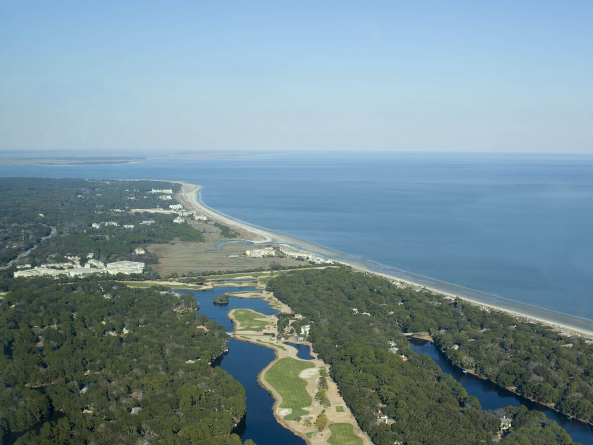 Aerial view of Hilton Head Island