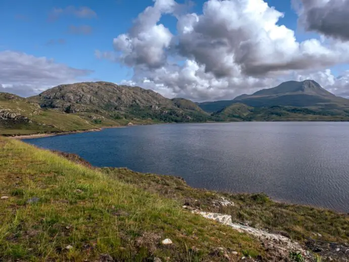 Loch Droma in Scotland