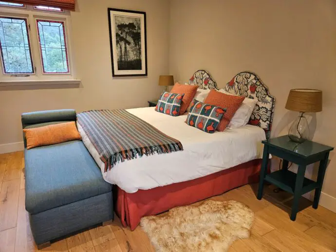 Bedroom at Tower O Ess in the Cairngorms, Scotland